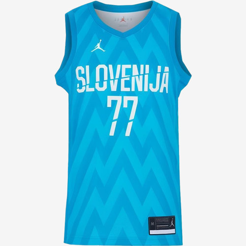 Nike耐克Jordan正品斯洛文尼亚男款V领字母篮球衣SV0048-418
