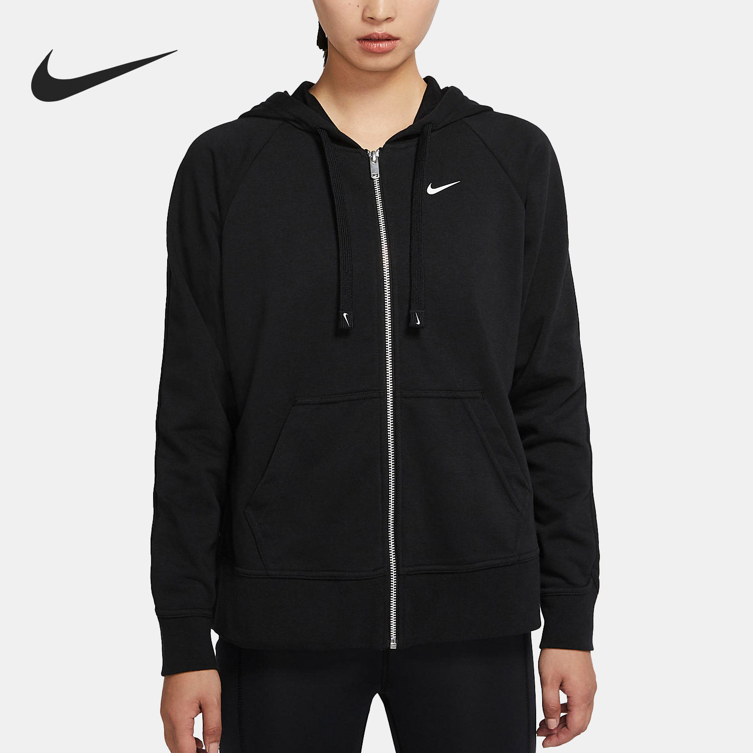 Nike/耐克正品当季新款女子运动休闲连帽夹克CU7010-010