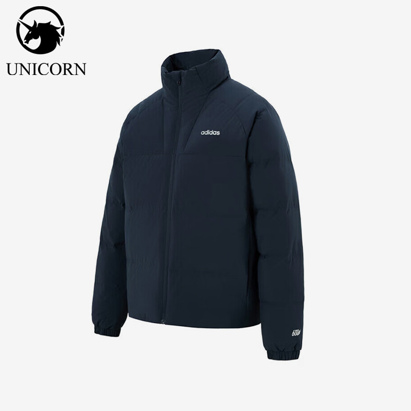 Adidas/阿迪达斯官方正品冬季男士立领复古轻盈保暖羽绒服KC4634