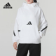 阿迪达斯正品 Z.N.E. Adidas HD女士简约宽松卫衣JI7553