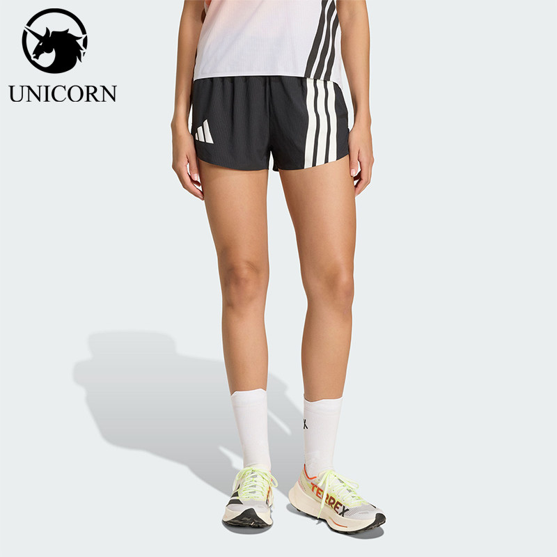 Adidas/阿迪达斯正品夏季女士透气梭织户外越野跑运动短裤KC4963