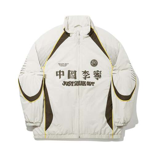 李宁正品Atticus Torre艺术家限定系列男子保暖运动棉服AJMV279