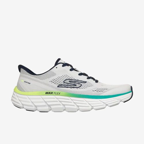 Skechers斯凯奇正品MAX FLEX男款低帮耐磨透气跑步鞋221240-WMLT