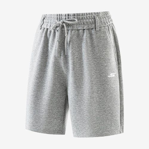 Skechers斯凯奇正品男女透气速干运动中长裤/短裤P225U090-01WT