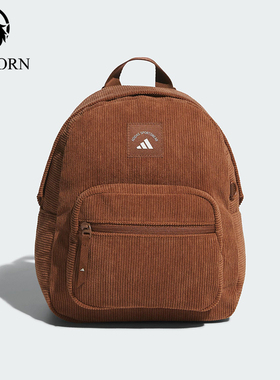 Adidas/阿迪达斯正品CORDUROY女士灯芯绒迷你双肩背包KT0855