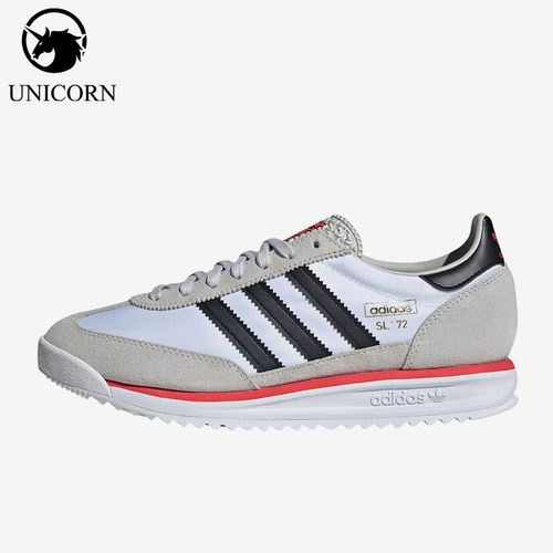 Adidas/阿迪达斯正品SL72男低帮网面拼接经典麂皮运动鞋JS0746