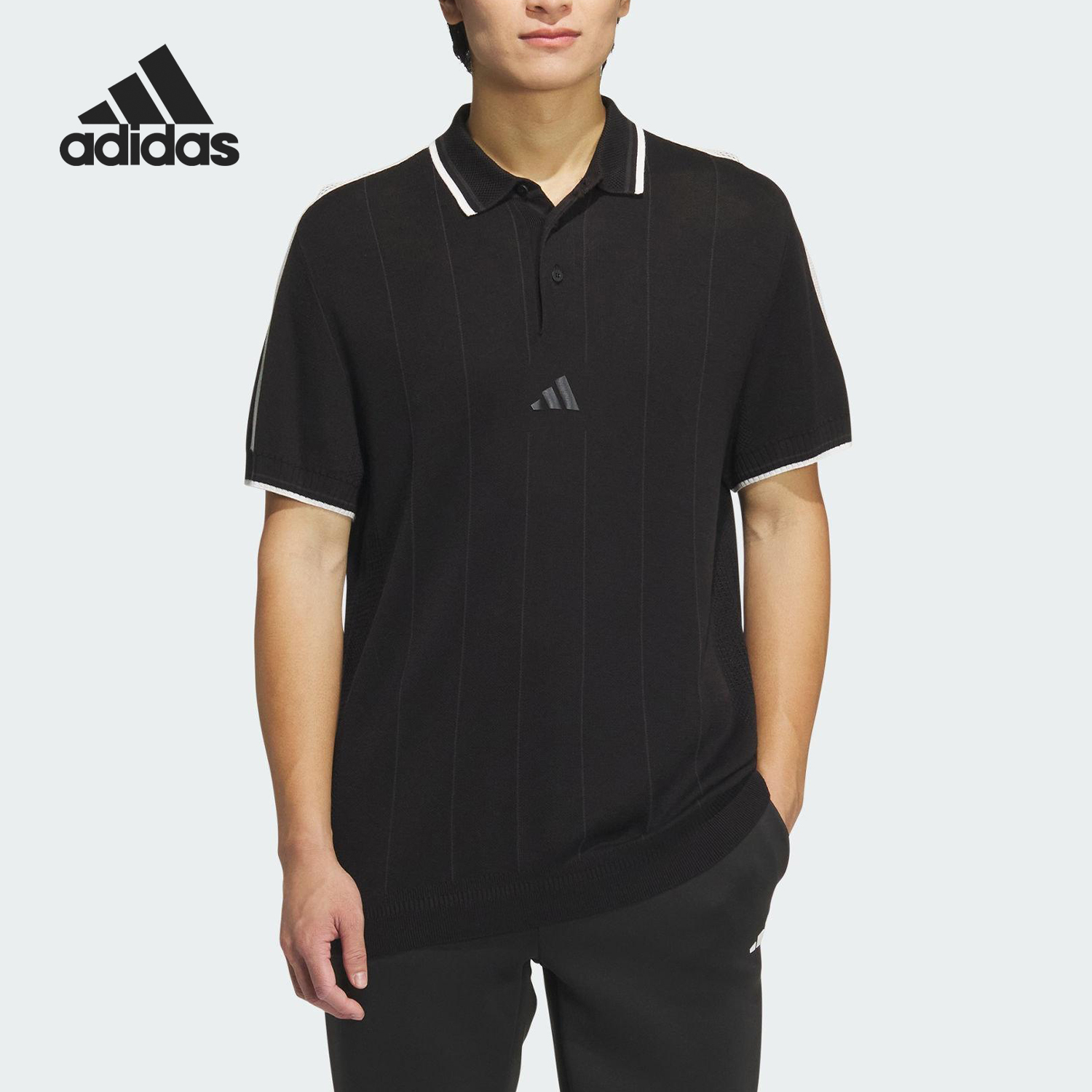 Adidas/阿迪达斯正品夏季新款男士高尔夫针织POLO衫JG1359