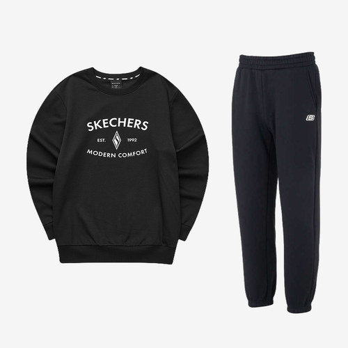 Skechers斯凯奇正品儿童款运动生活FW24长袖T恤FHL423M190-0018