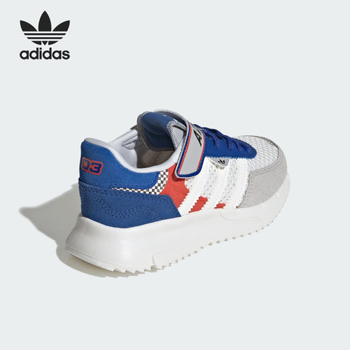 Adidas/阿迪达斯正品三叶草小童经典魔术贴防滑运动鞋JS2477