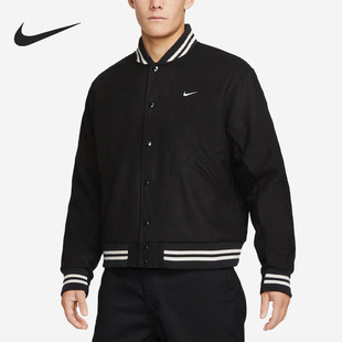 010 羊毛混织男子运动休闲棒球服外套DQ5011 Nike 耐克正品