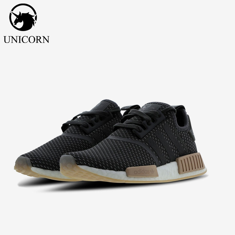 Adidas/阿迪达斯正品NMDR1女低帮复古网面经典跑步运动鞋BB9091