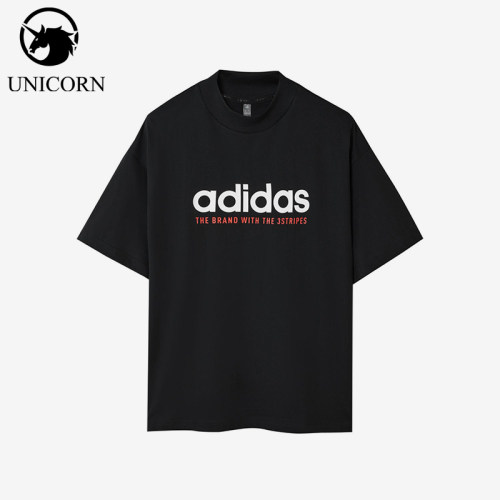 Adidas/阿迪达斯正品2025男士圆领运动休闲日常透气短袖KG8942