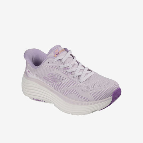 Skechers斯凯奇正品GO系列女系带耐磨透气回弹跑步鞋129484-LAV