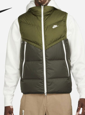 Nike/耐克正品男子立领休闲舒适运动保暖羽绒马甲 DD6818-326