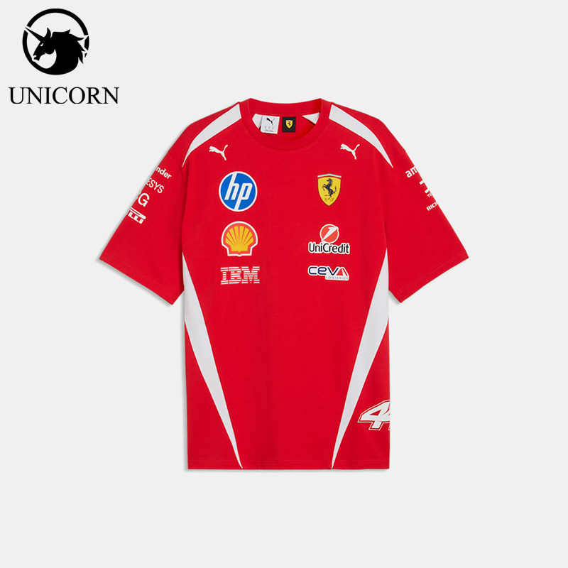 Puma/彪马正品夏季男女透气时尚潮流轻质圆领短袖T恤713827-44