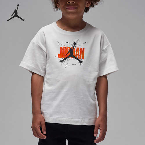 Nike/耐克正品JORDAN小童经典运动圆领透气短袖IO3252-133