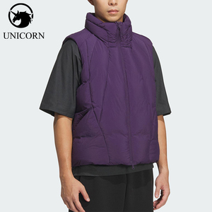 Adidas/阿迪达斯正品FUTURE STYLE男士立领保暖羽绒马甲KH1481