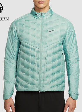 Nike/耐克正品秋冬男士运动保暖拼接训练拉链羽绒夹克FB7557-017