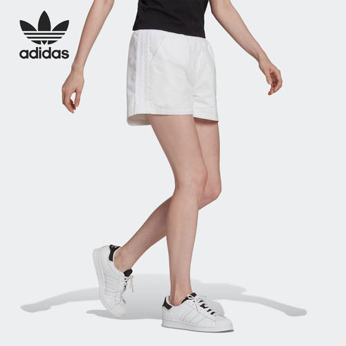 Adidas/阿迪达斯正品当季新款三叶草透气女子运动短裤HC2047