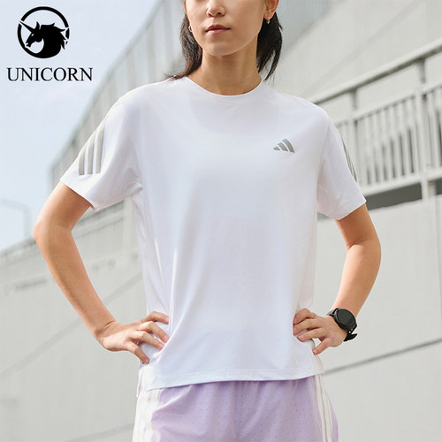 Adidas/阿迪达斯官方正品2026年新款女士轻便休闲短袖T恤JZ5115