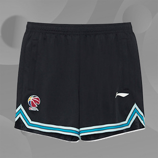 AAPR407 CBA篮球系列速干四分针织运动裤 李宁短卫裤 男宽松新款