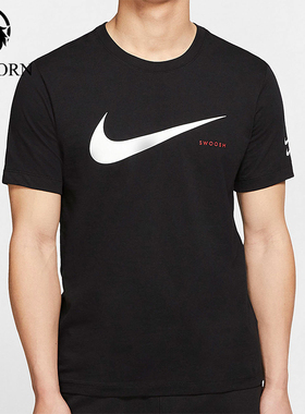 Nike/耐克正品新款男黑白色透气合身吸汗经典短袖T恤CK2252-010