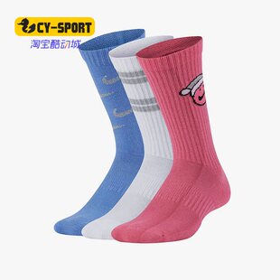 圣诞袜 Nike CV8575 3双装 男女运动休闲棉袜 耐克正品 冬新款