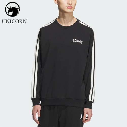 Adidas/阿迪达斯官方正品当季款男士保暖圆领套头卫衣KC2850