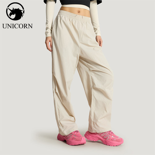 Adidas/阿迪达斯正品春秋女士运动日常宽松简约休闲长裤KX6803