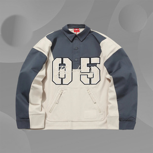 中国李宁长袖 BADFIVE反伍篮球系列男女翻领休闲外套APLQ259 Polo衫