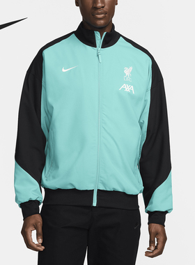 Nike/耐克正品Dri-FIT男士透气足球复古运动立领夹克HF3337-393