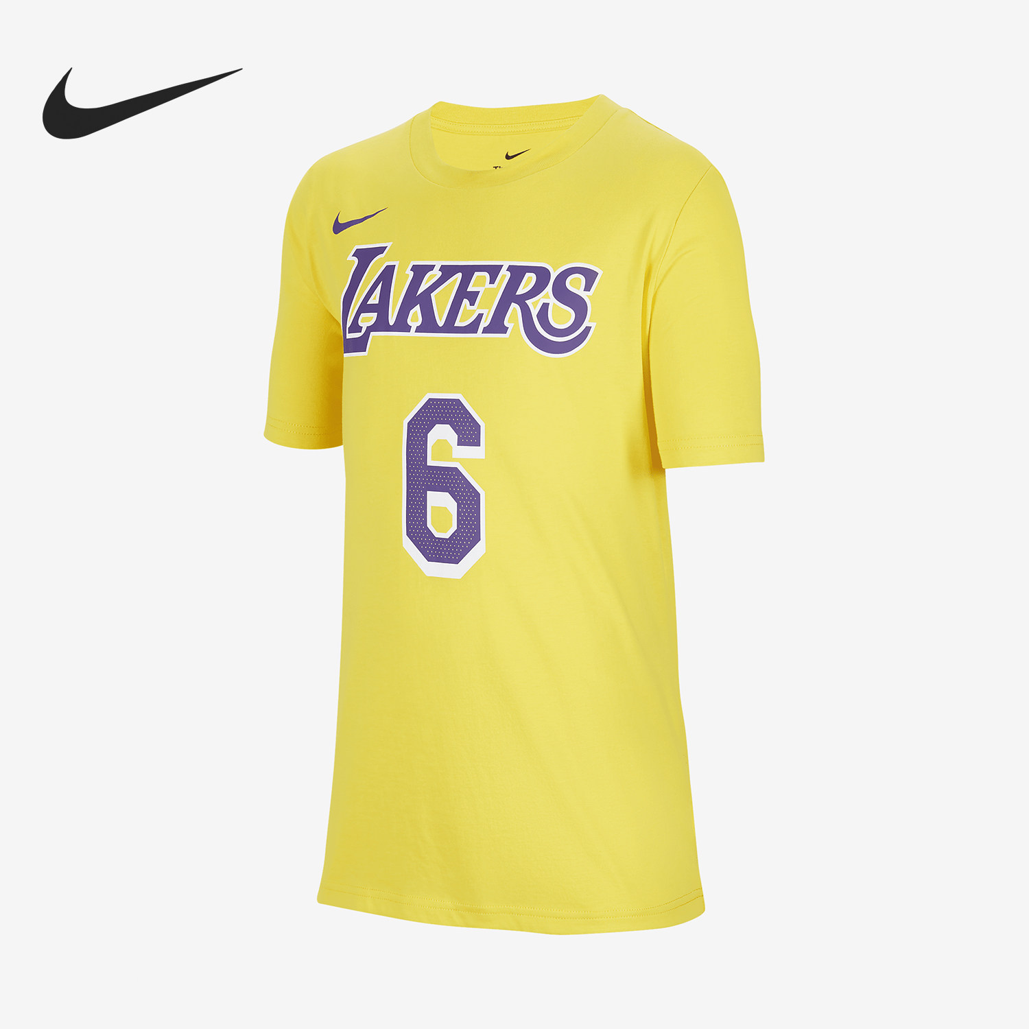 Nike耐克正品NBA联名款大童字母数字印花运动短袖T恤DR0777-728图片