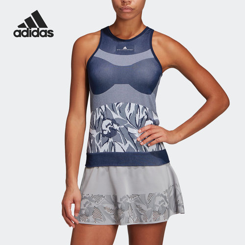 Adidas/阿迪达斯官方正品新款女子时尚健身透气运动无袖T恤DQ1604