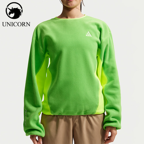 Nike/耐克正品ACG Wolf Tree男士休闲圆领套头拼接卫衣HV1118-307