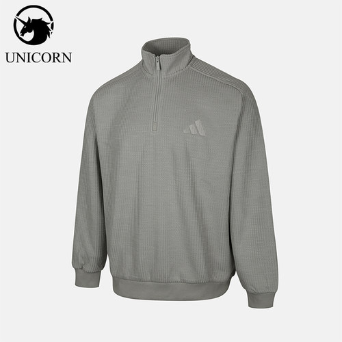 Adidas/阿迪达斯正品M MH SWEAT男士休闲保暖立领套头卫衣KS6526