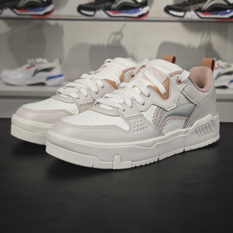 李宁正品2024新款COMMON 80s女子舒适缓震耐磨休闲鞋AGCU008-2