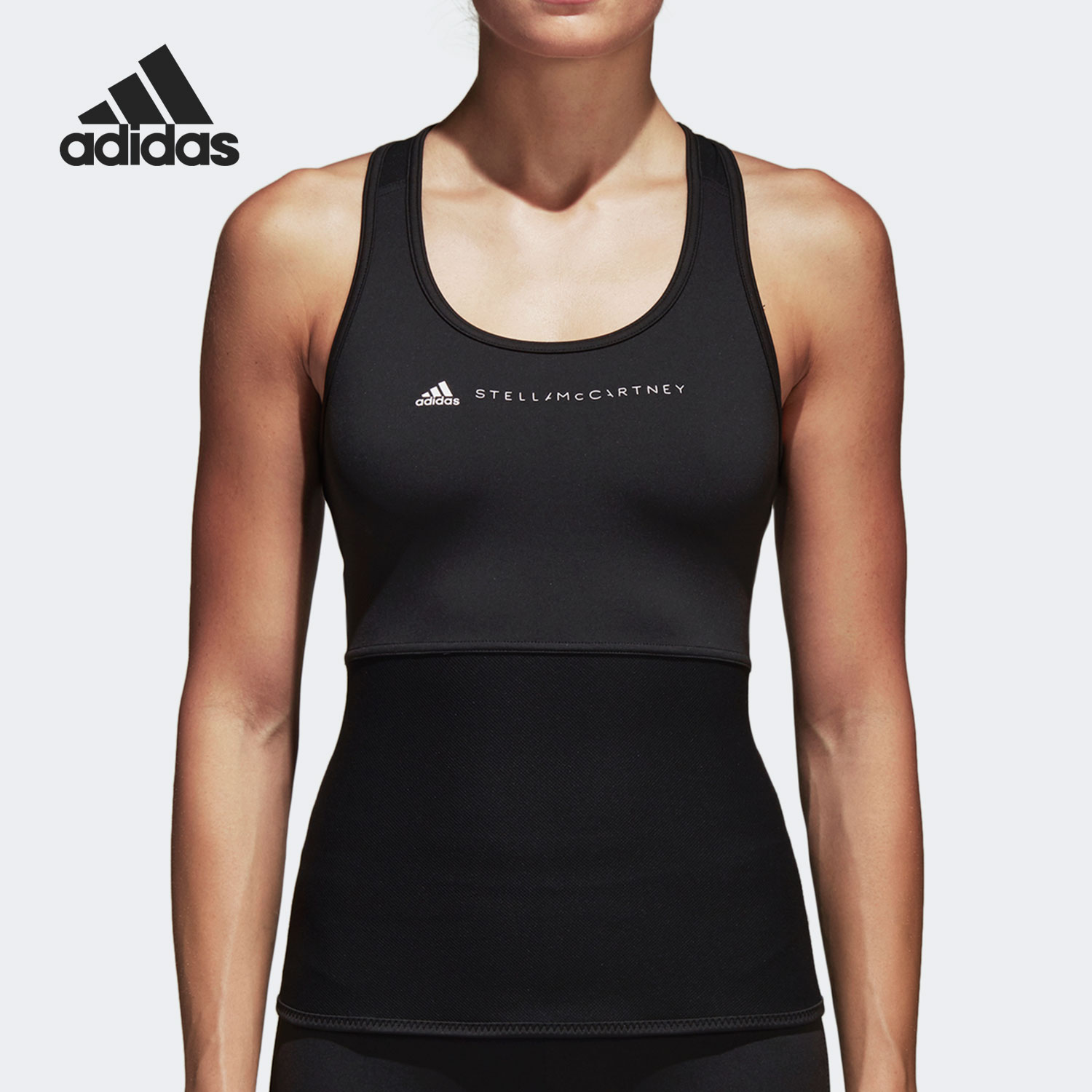 Adidas/阿迪达斯正品 SMC 女子弹力透气紧身运动背心 CF4156