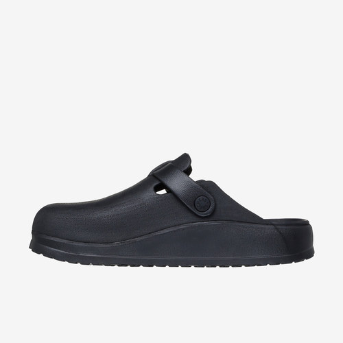 Skechers斯凯奇正品FOAMIES女耐磨搭扣日常出行拖鞋111090-BLK