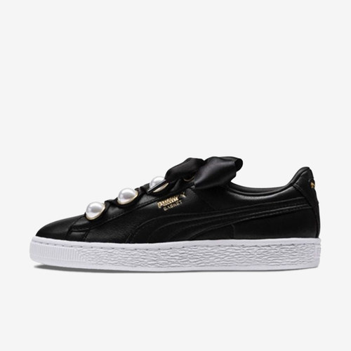 Puma彪马正品Basket系列Bling女低帮丝带休闲运动板鞋366732-04