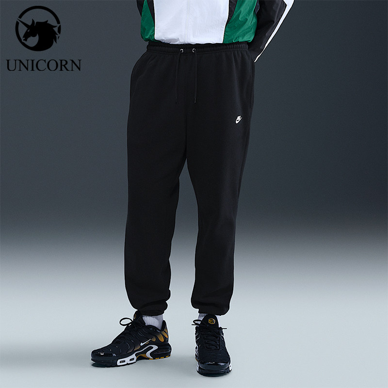Nike/耐克正品2025秋季款男士束脚抓绒跑步休闲长裤FN3808-010