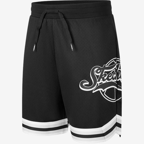Skechers斯凯奇正品篮球系列儿童时尚百搭短裤P225B038-0018