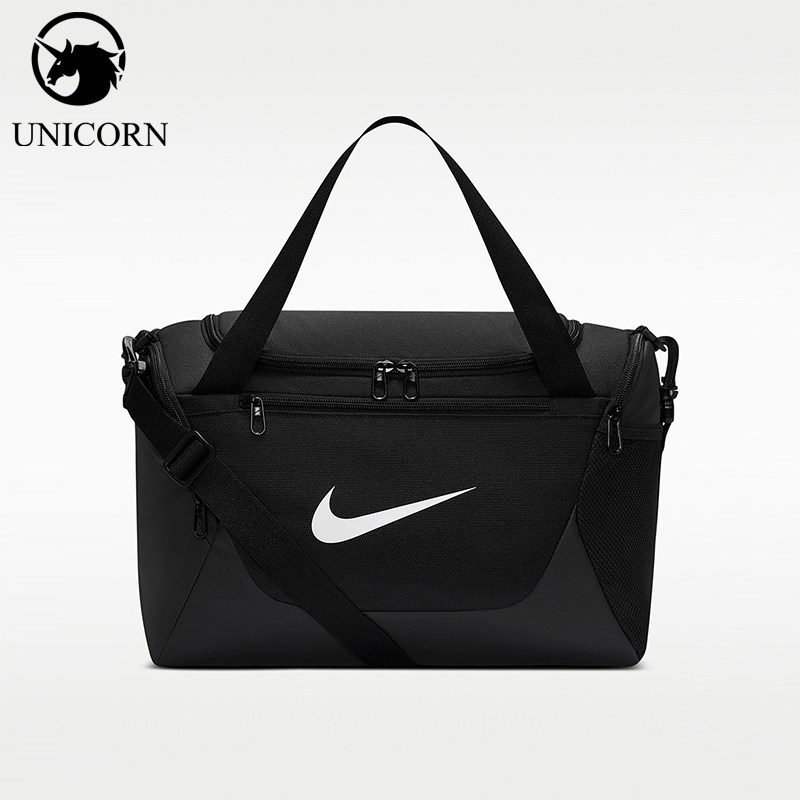 Nike/耐克正品Brasilia 男女同款训练简约运动帆布包IB4398-010