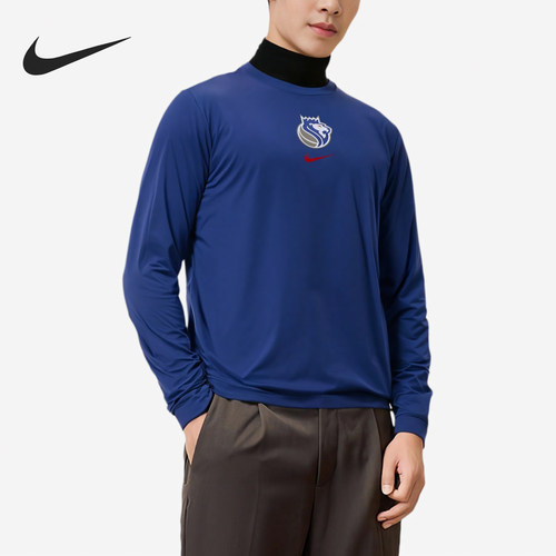 Nike耐克正品SacramentoKings男款篮球长袖套头球衣FB3608-495