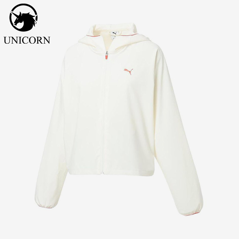 Puma/彪马正品标志拉链长袖女休闲舒适经典轻便夹克外套528890-87