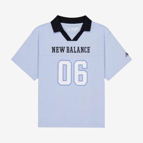 New Balance新百伦正品儿童短袖休闲运动翻领衫ND7FG6S083-BL