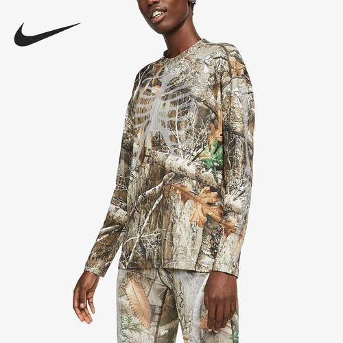 Nike/耐克正品新款女子时尚潮流圆领套头长袖运动卫衣CJ0182