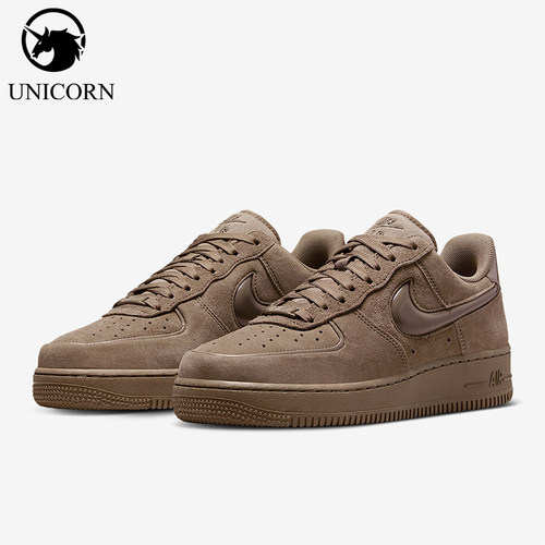 Nike/耐克正品Air Force 1女士耐磨复古运动系带休闲鞋HV4406-200