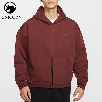 Nike/耐克正品Therma-FIT男士运动宽松连帽拉链外套IO3690-619