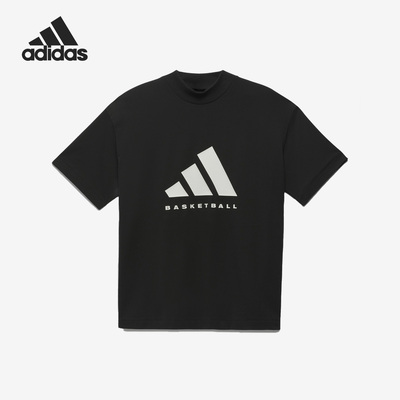 Adidas/阿迪达斯官方正品BASKETBALL 经典男女运动短袖T恤IK0001