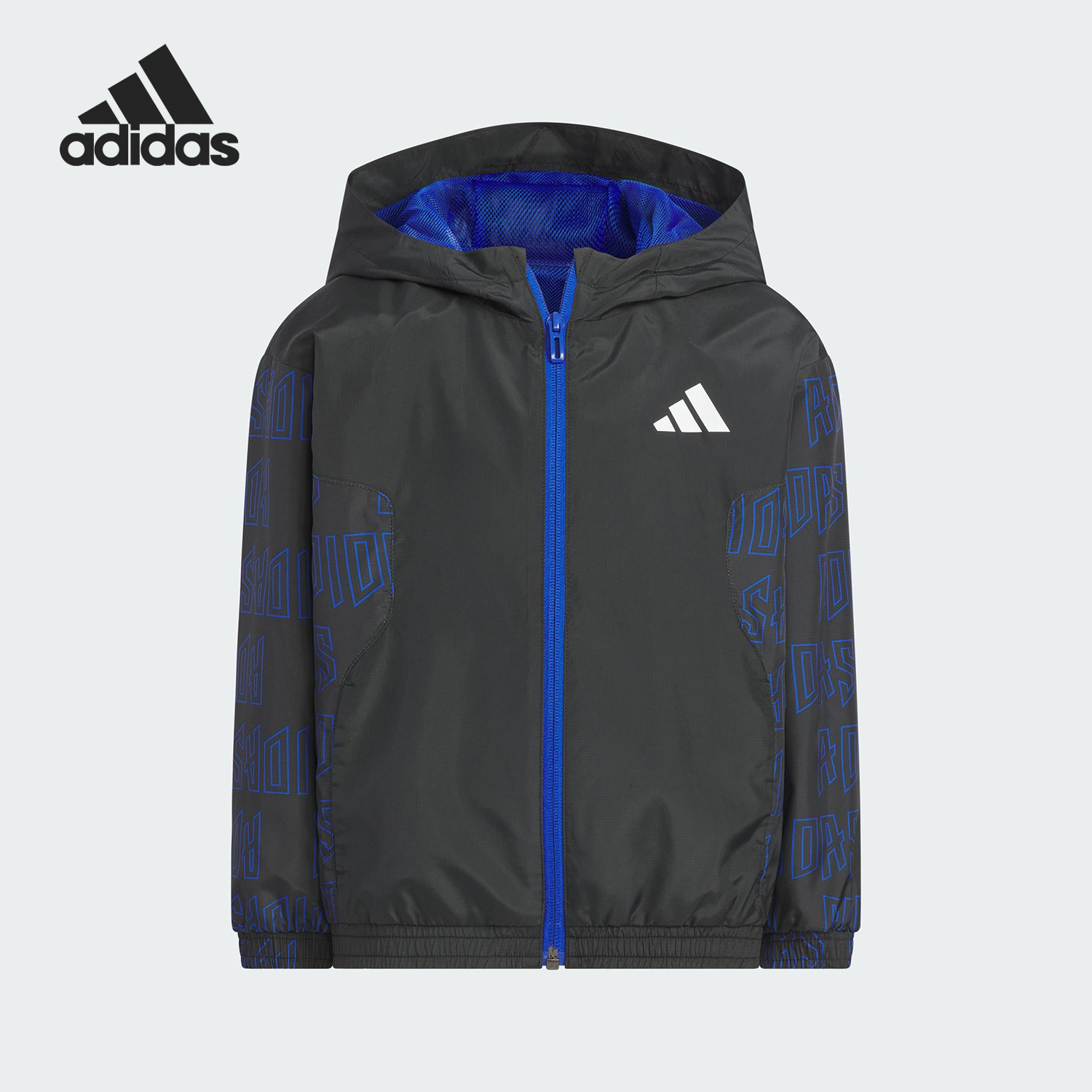 Adidas/阿迪达斯正品LK BTS AOP JKT儿童宽松梭织外套KC5986